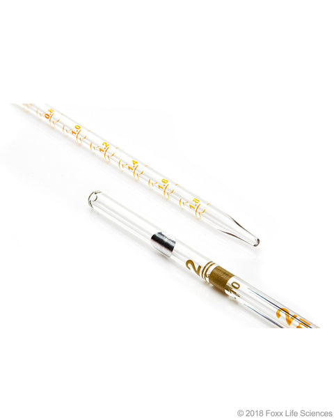 Borosil Graduated Serological pipettes - 3.3 Borosilicate - CS/10 - 2mL - SolventWaste.com