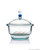Borosil® Desiccator Vacuum - Stopcock with PTFE spindle and Porcelain plate - 300 mm - Borosilicate