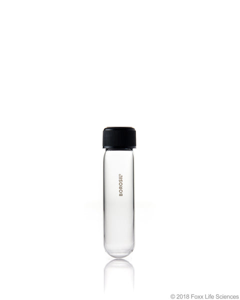 Borosil® Culture Tubes Media Flat Bottom PP cap with Liner 30 mL Borosilicate CS/100 - SolventWaste.com