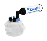 EZWaste® HD, VersaCap® 83B , 4 ports for 1/8" OD Tubing, 4 port for 1/4" OD Tubing - SolventWaste.com