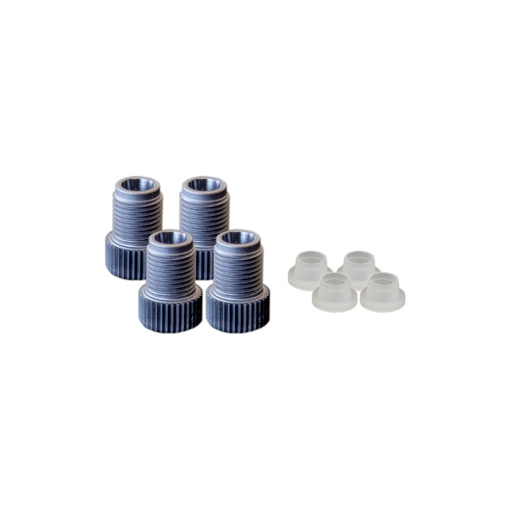 EZwaste® Replacement Tube Fittings, 1/4'' OD Fitting Pack, 4/pack - SolventWaste.com