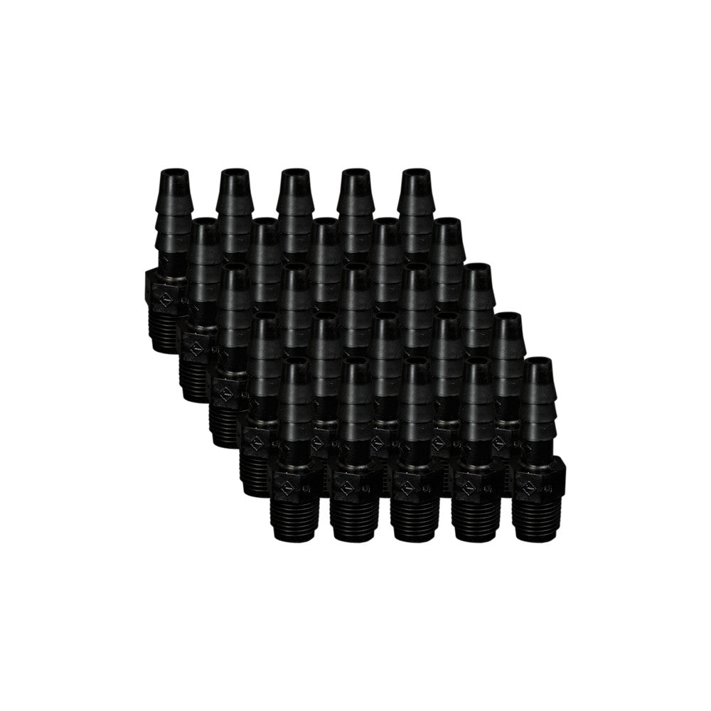 EZwaste® Replacement 1/8" MNPT x 1/4" HB fittings, 25/pack - SolventWaste.com