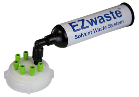 EZWaste® UN/DOT Filter Kit, VersaCap® 70S, 6 ports for 1/16" OD Tubing - SolventWaste.com