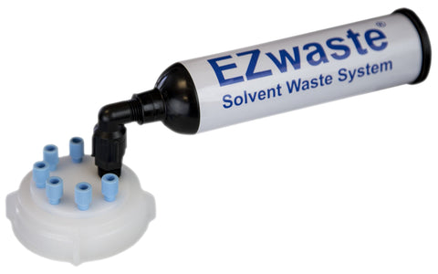 EZWaste® UN/DOT Filter Kit, VersaCap® 70S, 6 ports for 1/8" OD Tubing - SolventWaste.com