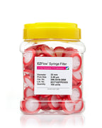 EZFlow® 33mm Syringe Filter, .45µm Hydrophilic PTFE, 100/pack - SolventWaste.com