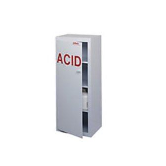Polypropylene Acid Cabinet, 60" High, 24" Wide, Left Hinge - SolventWaste.com