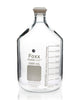 Flacons PUREGRIP® - Réactif - Transparents gradués avec bouchon à vis GL45 et anneau verseur - 5000 mL - 1 unité