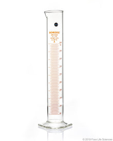Graduated Measuring Cylinder Hexagonal Base - 500 mL Borosilicate - CS/4 - SolventWaste.com