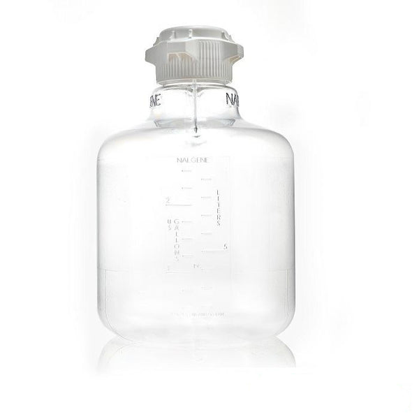 EZBio® Round Carboy 10 L (2.5 GAL) PC with 83B VersaCap® Sterilized - SolventWaste.com