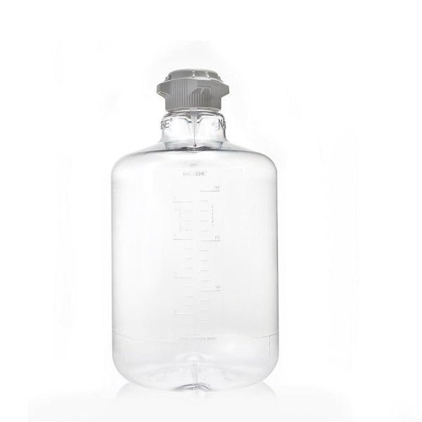 EZBio® Round Carboy 20 L (5 GAL) PC with 83B VersaCap® Non-Sterilized - SolventWaste.com