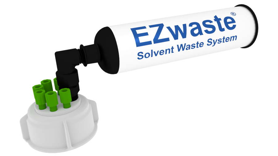 EZWaste® UN/DOT Filter Kit, VersaCap® 51S, 6 ports for 1/16" OD Tubing - SolventWaste.com