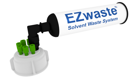 EZWaste® UN/DOT Filter Kit, VersaCap® 51S, 6 ports for 1/16" OD Tubing - SolventWaste.com