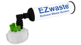 EZWaste UN/DOT Filter Kit, VersaCap 51S, 6 ports for 1/16" OD Tubing with 10L Container - SolventWaste.com