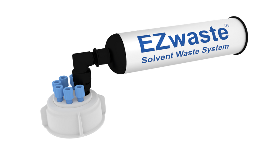 EZWaste® UN/DOT Filter Kit, VersaCap® 51S, 6 ports for 1/8" OD Tubing - SolventWaste.com
