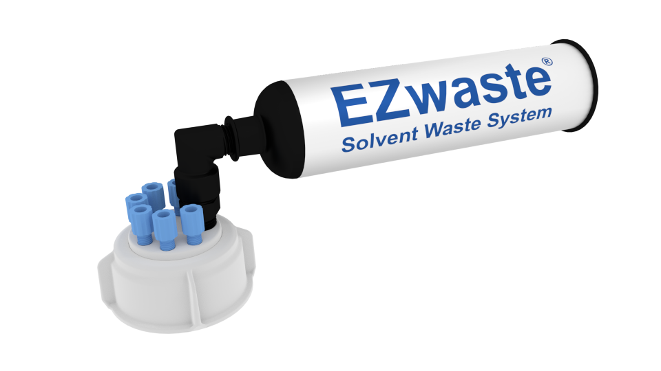 EZWaste® UN/DOT Filter Kit, VersaCap® 51S, 6 ports for 1/8" OD Tubing - SolventWaste.com