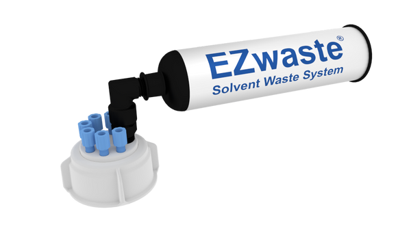 EZWaste® UN/DOT Filter Kit, VersaCap® 51S, 6 ports for 1/8" OD Tubing - SolventWaste.com