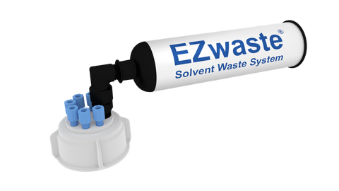 EZWaste® UN/DOT Filter Kit, VersaCap® 51S, 6 ports for 1/8" OD Tubing - SolventWaste.com