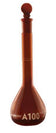 Borosil® Flasks - Volumetric - Class A - Amber - PP Stopper - 500mL - 19/26 - Batch Cert - CS/10
