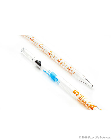 Borosil Graduated Serological pipettes - 3.3 Borosilicate - CS/10 - 5mL - SolventWaste.com