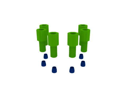 EZwaste®, Safety Vent, Replacement Fittings, 1/16'' OD Fittings Pack - SolventWaste.com