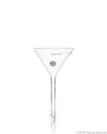 Borosil® Funnels - Short Stem - Plain - 60 deg 75 MM - ISO 4798 - 3.3 Borosilicate glass 20/CS - SolventWaste.com