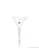Borosil® Funnels - Short Stem - Plain - 60 deg 75 MM - ISO 4798 - 3.3 Borosilicate glass 20/CS