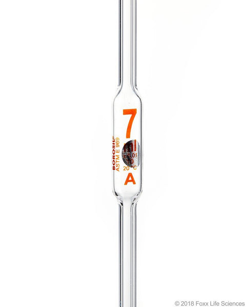 Borosil Volumetric Pipette Bulb Class A ASTM 969 USP Type I 7.5 mL - SolventWaste.com