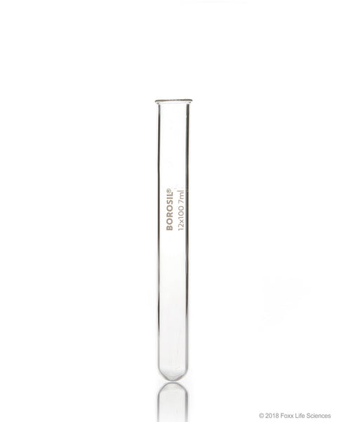 Borosil Test Tubes with Rim 13*100 - Borosilicate ISO 4142 - 9 mL - CS/800 - SolventWaste.com