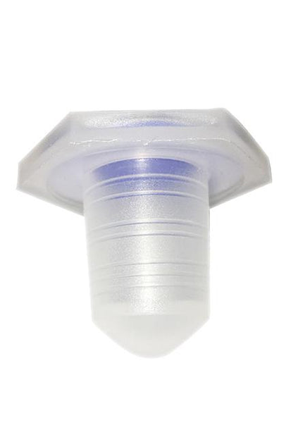 Borosil® Stoppers - Polypropylene - Flathead - Solid - 7/16 - CS/100 - SolventWaste.com
