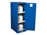 Sure-Grip® EX Deep Slimline Hazardous Material Safety Cabinet, Cap. 54 gal. 3 shlvs 1 s/c dr - SolventWaste.com