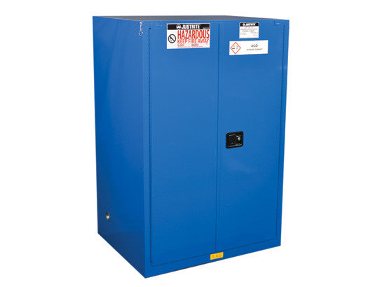 Sure-Grip® EX Hazardous Material Steel Safety Cabinet, Cap. 90 gal., 2 shlvs, 2 s/c drs - SolventWaste.com