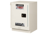 ChemCor® Under Fume Hood Corrosives/Acids Safety Cabinet, Cap. 15 gal, 1 shelf, 1 s/c left hand door - SolventWaste.com
