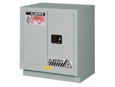 ChemCor® Under Fume Hood Corrosives/Acids Safety Cabinet, Cap. 19 gal., 1 shelf, 2 m/c doors - SolventWaste.com