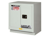 ChemCor® Under Fume Hood Corrosives/Acids Safety Cabinet, Cap. 19 gal., 1 shelf, 2 s/c doors - SolventWaste.com