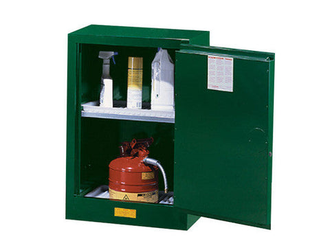 Sure-Grip® EX Compac Pesticides Safety Cabinet, Cap. 12 gal., 1 adjustable shelf, 1 s/c door - SolventWaste.com