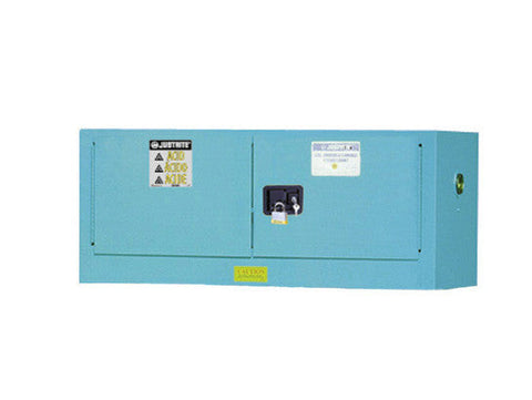 ChemCor® Piggyback Corrosives/Acids Safety Cabinet, Cap. 12 gallons, 2 manual-close doors - SolventWaste.com