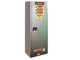 Sure-Grip® EX Slimline Flammable Safety Cabinet, Cap. 22 gallons, 3 shelves, 1 s/c door - SolventWaste.com