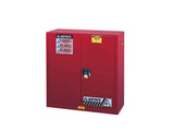 Sure-Grip® EX Combustibles Safety Cabinet for paint and ink, Cap. 40 gal., 3 shelves, 2 m/c doors - SolventWaste.com