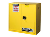 Sure-Grip® EX Combustibles Safety Cabinet for paint/ink, Cap. 40 gal., 3 shlvs, 1 bifold s/c door - SolventWaste.com