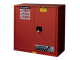 Sure-Grip® EX Combustibles Safety Cabinet for paint/ink, Cap. 40 gal., 3 shlvs, 1 bifold s/c door - SolventWaste.com