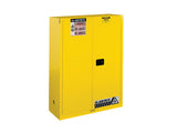 Sure-Grip® EX Flammable Safety Cabinet, Cap. 45 gallons, 2 shelves, 2 self-close doors - SolventWaste.com
