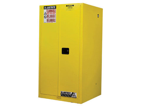 Sure-Grip® EX Flammable Safety Cabinet, Cap. 60 gallons, 2 shelves, 2 Manual-close doors - SolventWaste.com