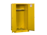 Sure-Grip® EX Vertical Drum Safety Cabinet and Drum Support, Cap. 55 gal., 1 shelf, 2 m/c doors - SolventWaste.com