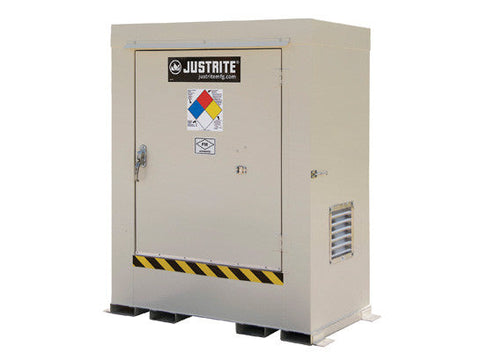 Non-Combustible Outdoor Safety Locker, 2-Drum - SolventWaste.com