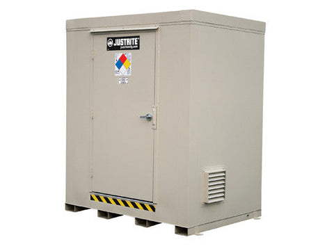 2-hour Fire-rated Outdoor Safety Locker, 6-Drum - SolventWaste.com