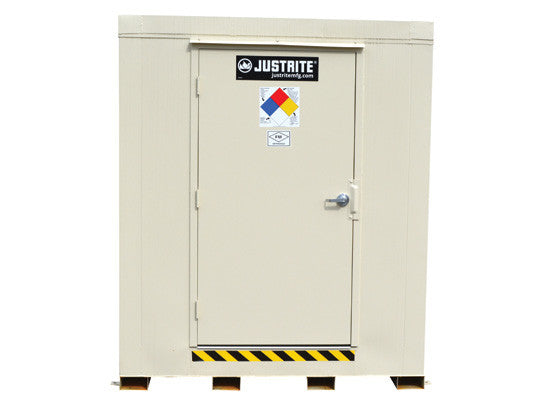 4-hour Fire-rated Outdoor Safety Locker, 4-Drum, Explosion Relief Panels - SolventWaste.com
