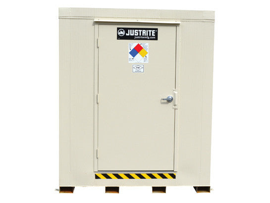 4-hour Fire-rated Outdoor Safety Locker, 12-Drum - SolventWaste.com