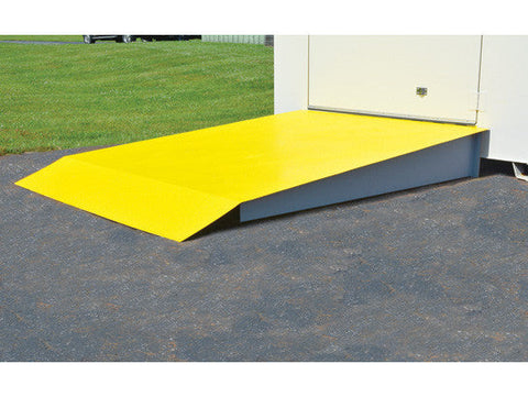 Steel Loading Ramp, 2 Drum Locker - SolventWaste.com