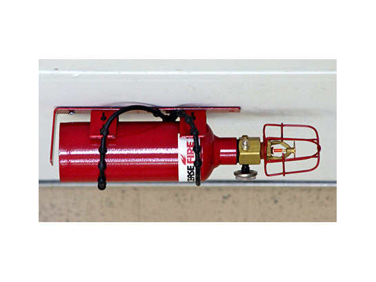 Fire Protection, Basic - FE-227 Extinguisher Unit, 2 Drum Locker - SolventWaste.com