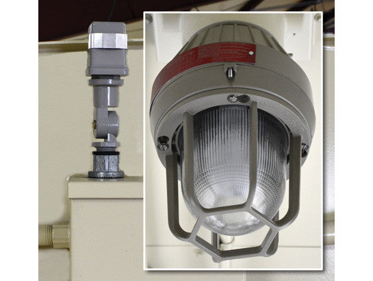 Electrical Package, Explosion Proof Exterior Light with Photocell - SolventWaste.com